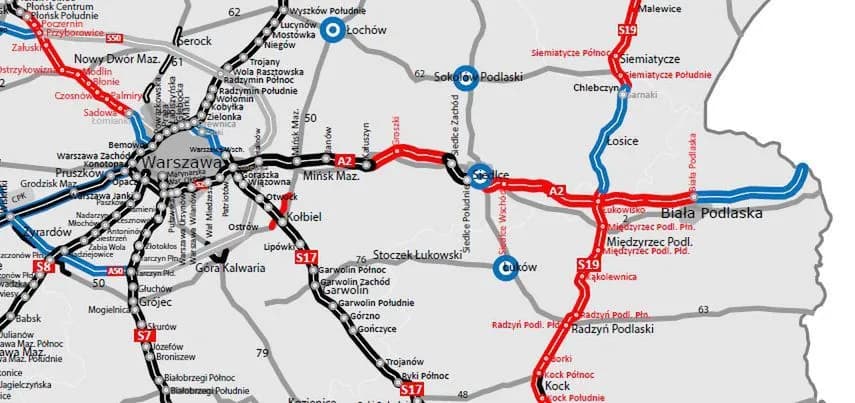 Jak przebiega autostrada A2? Kluczowe miasta i węzły komunikacyjne